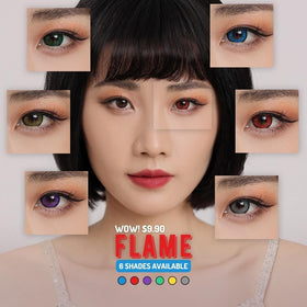 WOW! Flame Colored Contacts (All 6 Shades Access)